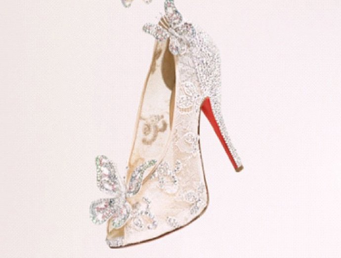 Los zapatos de Cenicienta, por Christian Louboutin 