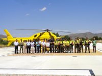 Minuto de silencio en homenaje al piloto fallecido en las labores de extinción del incendio en Valencia