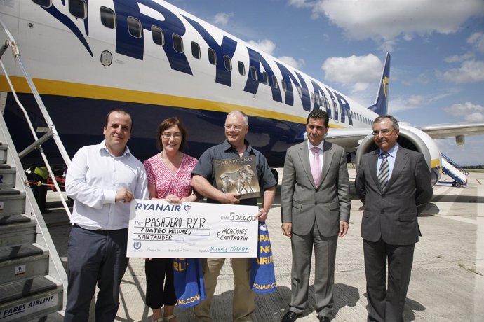 Pasajero cuatro millones Ryanair