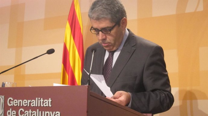Francesc Homs, En Rueda De Prensa Tras El Consell Executiu