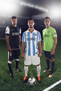 Camisetas del Málaga temporada 2012-13