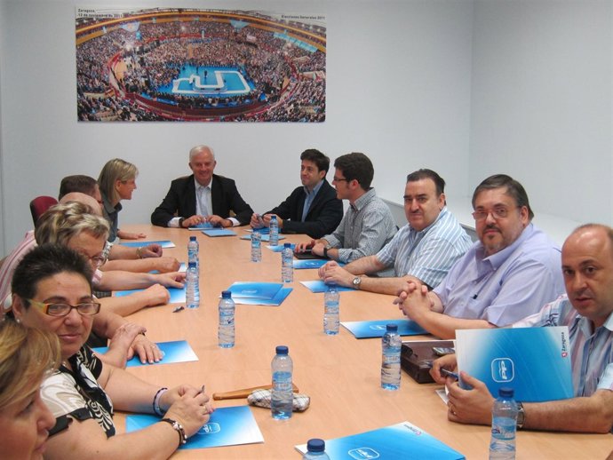 Suárez con representantes de Juntas de Distrito