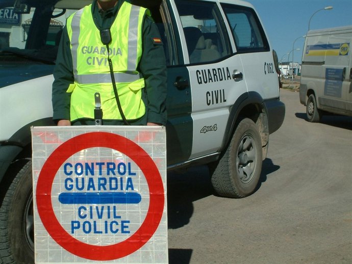 Control de la Guardia Civil