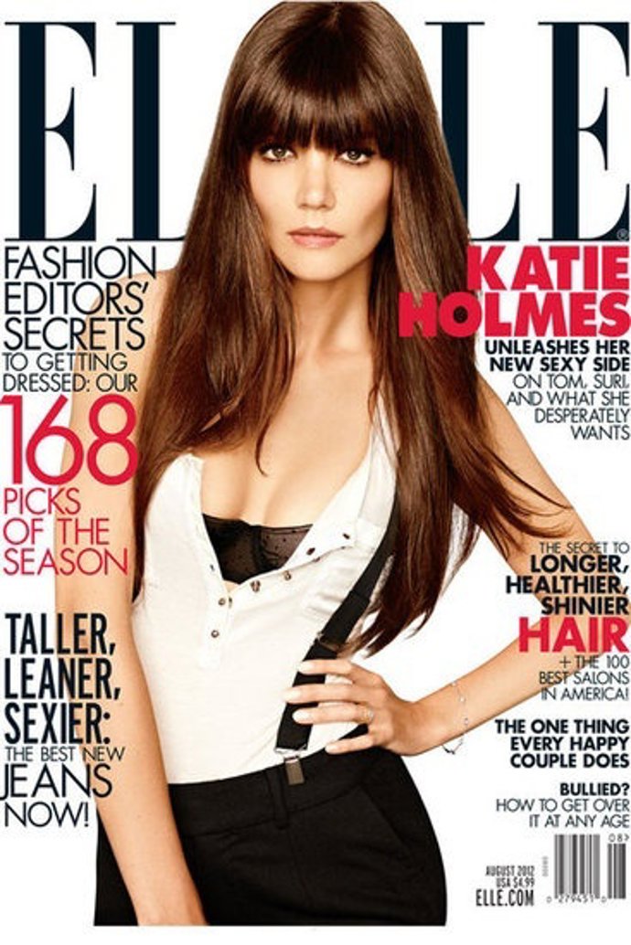 Katie Holmes, protagonista del último número de la revista Elle