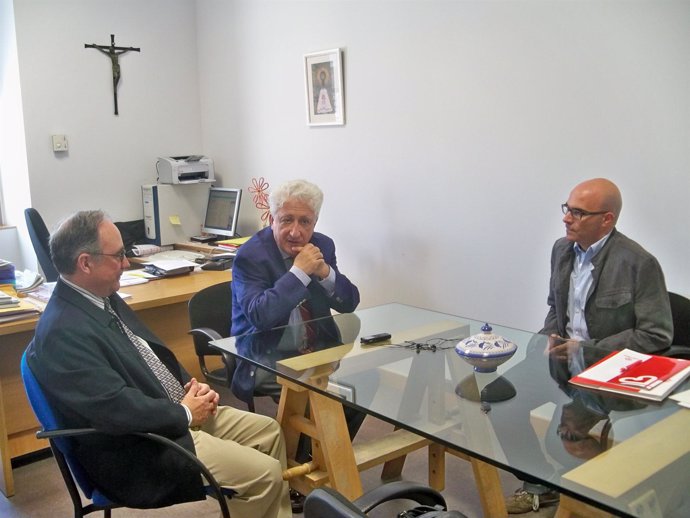 Carlos Sauras, Fernando García Vicente y Francisco Yagüe