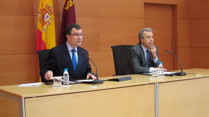 José Ballesta y Antonio Cerdá en rueda de prensa