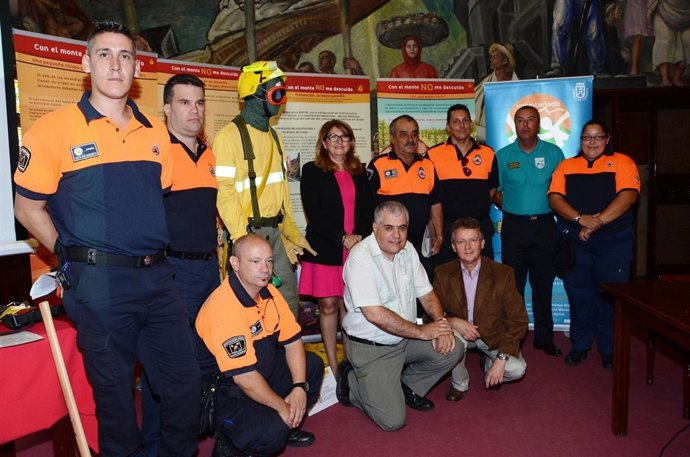 Exposición sobre prevención de incendios