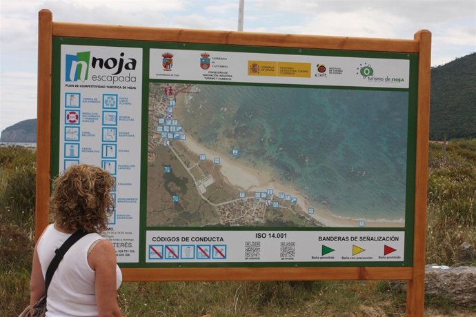 Señalización en las playas