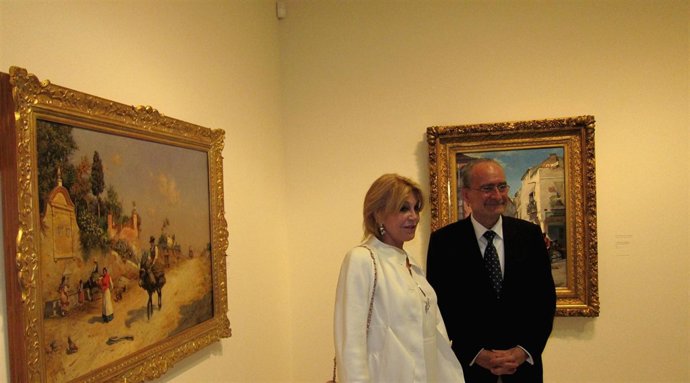 Francisco de la Torre y la baronesa Thyssen
