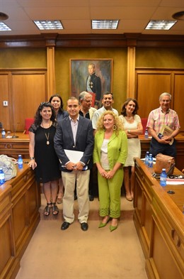 Reunión de la unión iberoamericana de municipalistas con Diputación