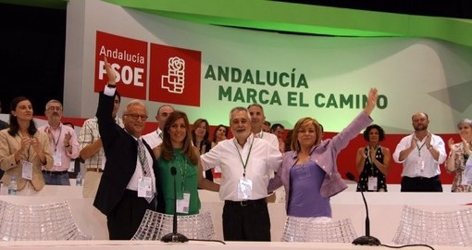 Griñán llama a la "autocrítica" en Almería.
