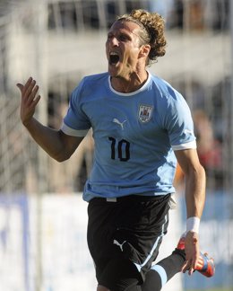 El jugador uruguayo Diego Forlán