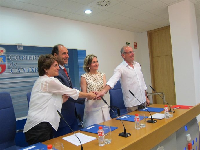Firma Del Plan De Empleo De Cantabria 