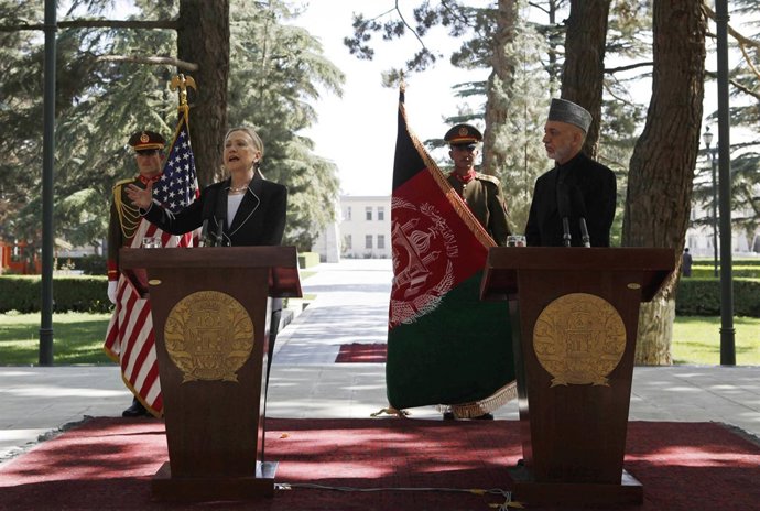 Clinton en Kabul