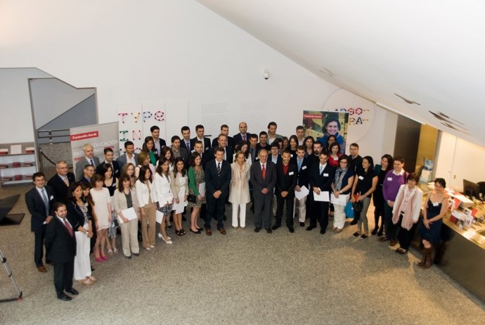 Acto de la Fundación Barrié en A Coruña