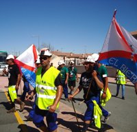 La proximidad a Madrid y el calor ciudadano animan a los mineros en una etapa "rompepiernas"