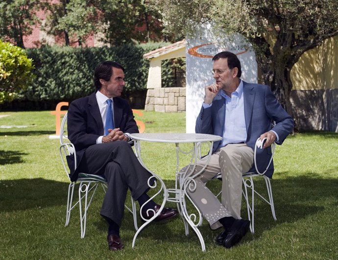  MARIANO RAJOY Y JOSE MARIA AZNAR EN EL CAMPUS FAES