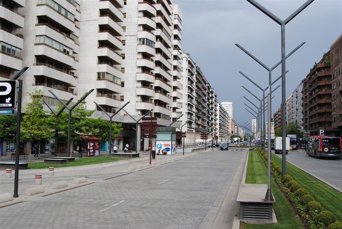 Imagen De La Calzada De Gran Vía Que Se Va A Sustituir