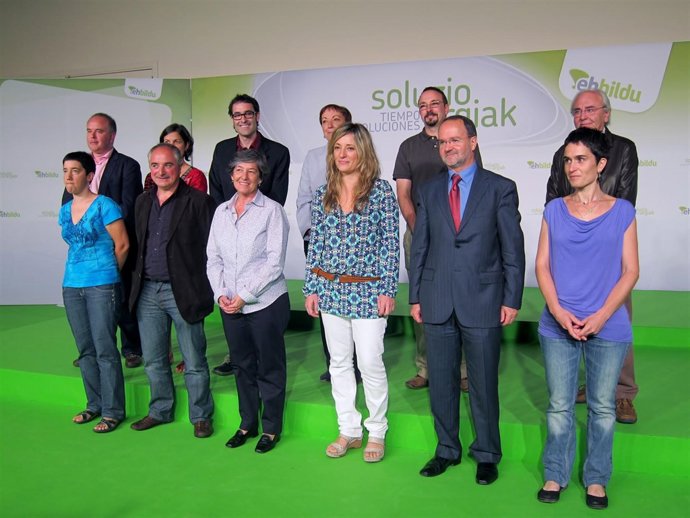 Personas que compondrían el gobierno vasco de EH Bildu