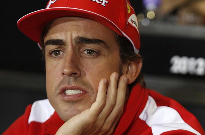 Fernando Alonso en rueda de prensa