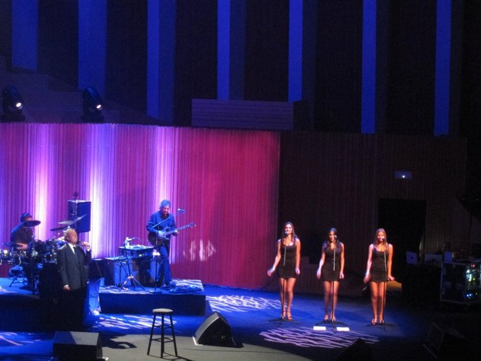Concierto de Julio Iglesias en Valencia.