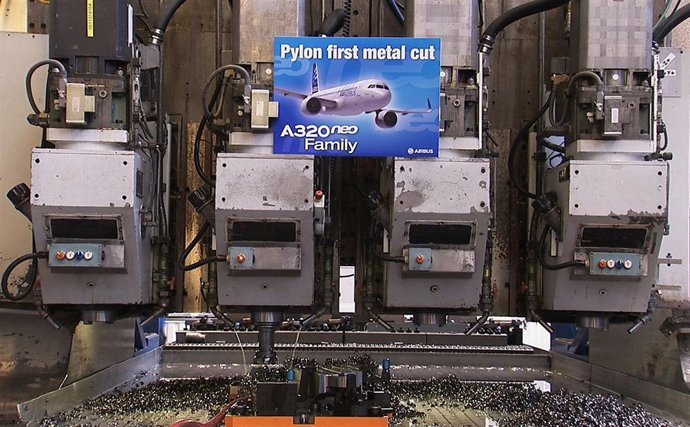 Primera pieza de la familia A320neo