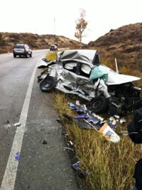 Un fallecido y nueve heridos, tres de ellos grave, en los seis accidentes de tráfico el pasado fin de semana
