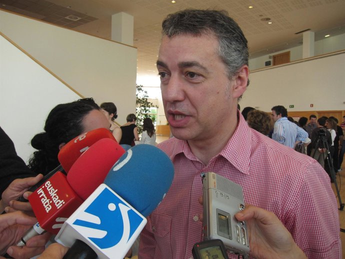 Iñigo Urkullu en San Sebastián.