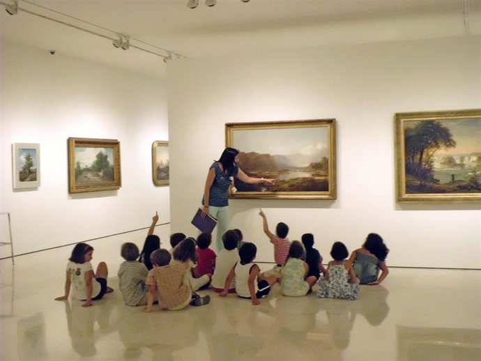 Una de las jornadas del taller 'Al agua'