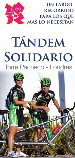 Dos profesores pachequeros viajan a Londres en tandem para conseguir fondos 