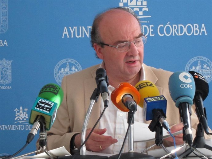 Luis Martín en la rueda de prensa