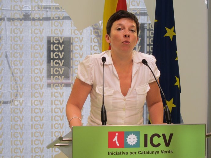 La portavoz de ICV, Laia Ortiz