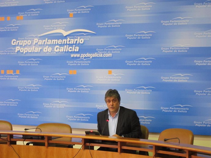 El portavoz parlamentario del PP, Pedro Puy.