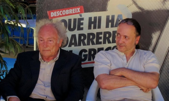Eduard Punset Y El Director Del Festival Grec, Ferran Simó