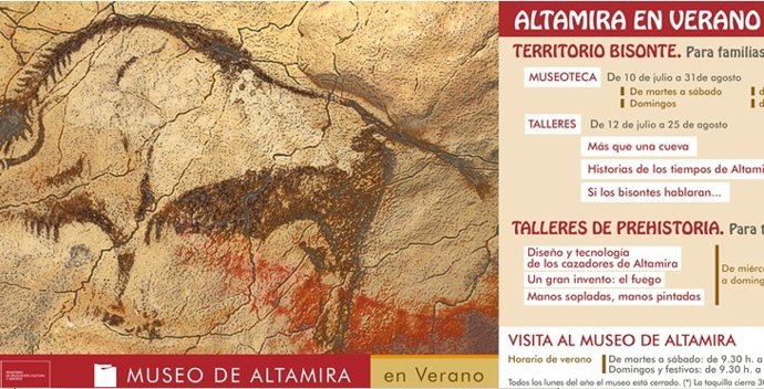 Cartel Actividades Altamira Verano 2012