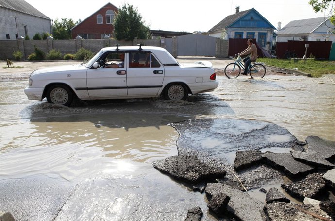 Inundaciones en Rusia