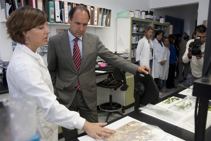 Diego en el Centro de Investigación y Formación Agraria (CIFA) de Muriedas
