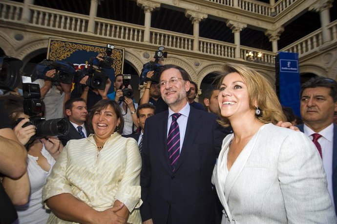 La presidenta Cospedal en su toma de posesión