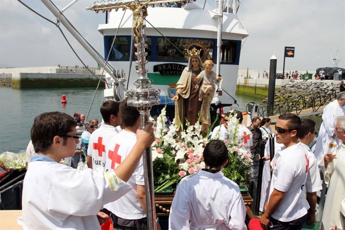 Virgen del Carmen en Laredo