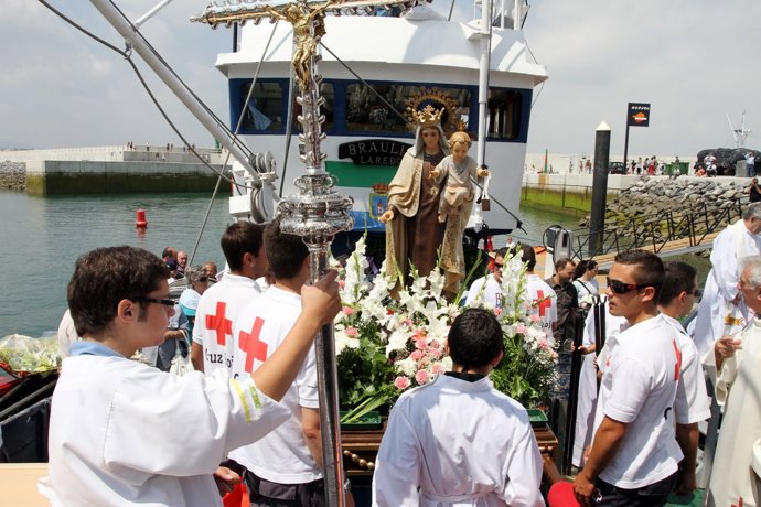Virgen del Carmen en Laredo