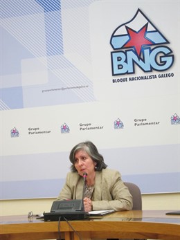 La diputada del Grupo Parlamentar del BNG, Ana Luisa Bouza