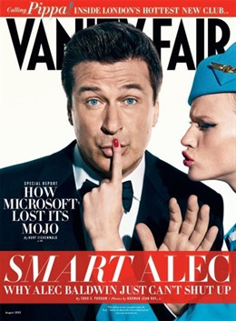Alec Baldwin, portada de 'Vanity Fair' 