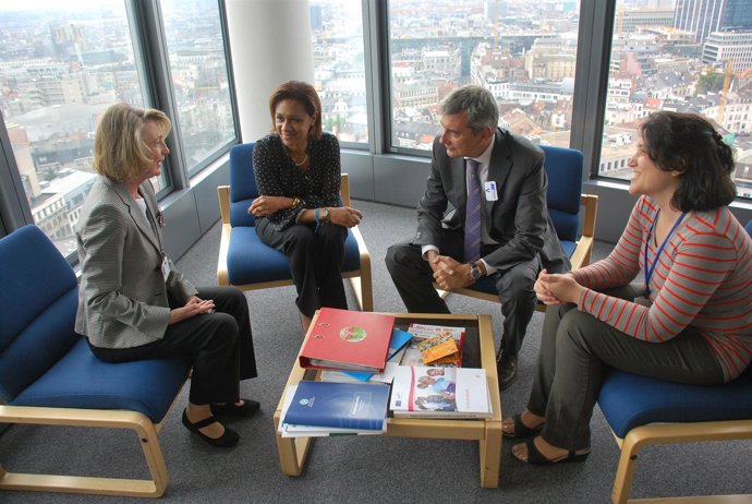 Reunión De Johnson Con Responsables De Cultura De La Comisión Europea