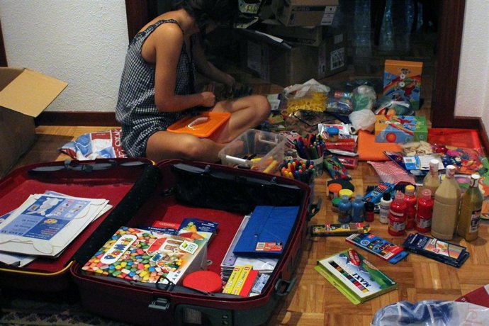 Preparativos escuelas Perú