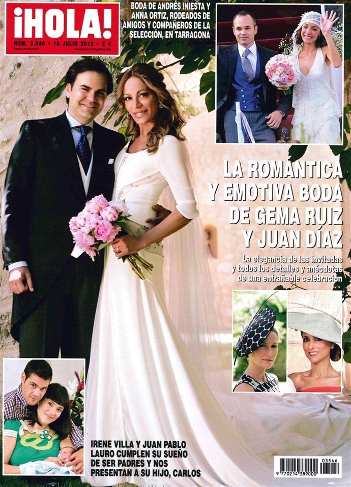Portada de la revista Hola con Gema Ruiz