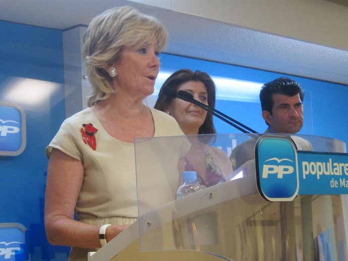 Aguirre en rueda de prensa tras el Comité de Dirección