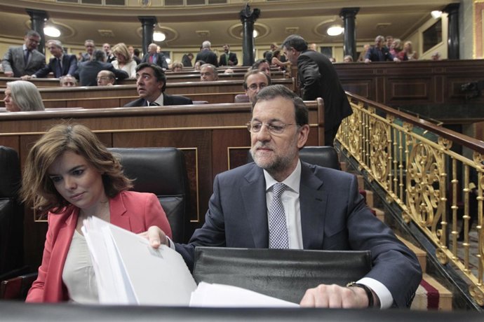 Mariano Rajoy habla en el congreso de los Diputados