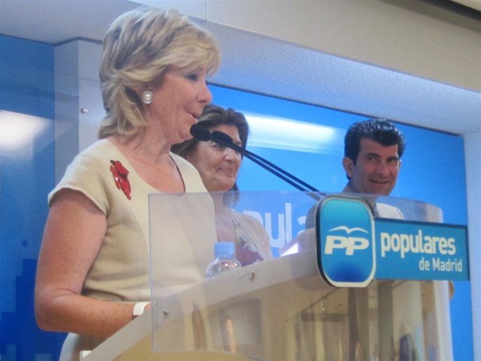 Aguirre en rueda de prensa tras el Comité de Dirección