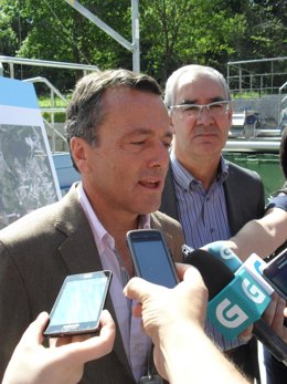 El conselleiro de Medio Ambiente, Territorio e Infraestruturas, A. Hernández