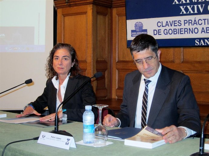 Cristina Uriarte y Patxi López